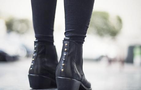 street style barbara crespo houndstooth pattern c&a coat it shoes black and red outfit blog de moda fashion blogger street style barbara crespo houndstooth pattern c&a coat it shoes black and red outfit blog de moda fashion blogger