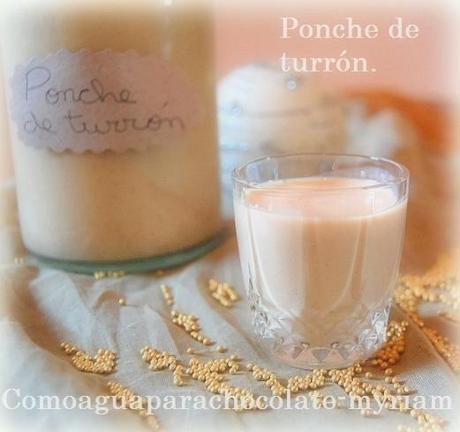 PONCHE DE TURRÓN. Blog amigo Sugg-r and some Salt. PONCHE DE TURRÓN. Blog amigo Sugg-r and some Salt.