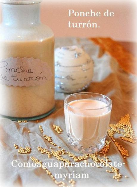 PONCHE DE TURRÓN. Blog amigo Sugg-r and some Salt. PONCHE DE TURRÓN. Blog amigo Sugg-r and some Salt.
