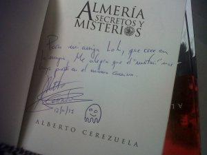 Más secretos y misterios de Almería al descubierto de la mano de Alberto Cerezuela
