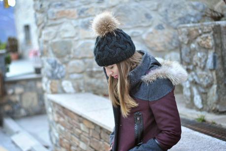 Happy girl at the mountain