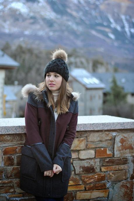 Happy girl at the mountain