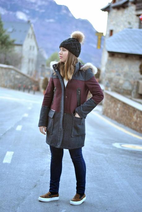 Happy girl at the mountain