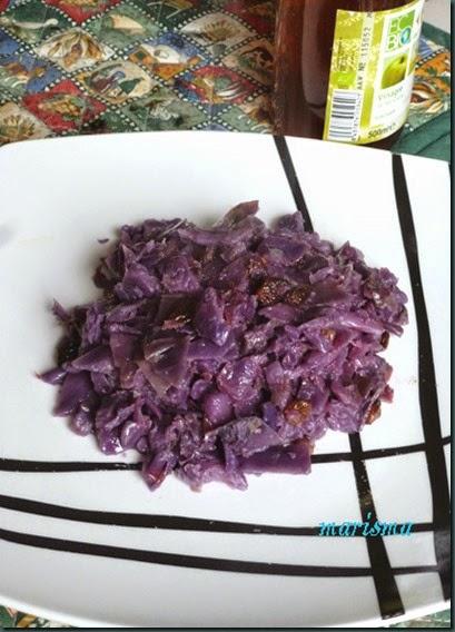 lombarda con pasas de corinto,racion copia