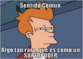 Mi propósito, que se use el sentido común. Mi propósito, que se use el sentido común.