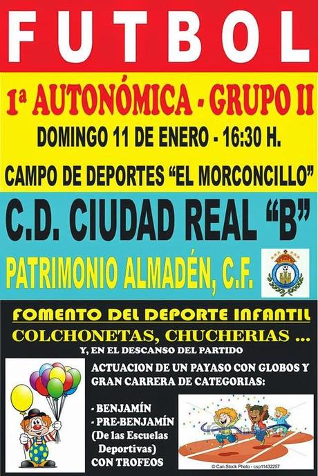 Mañana fútbol en Almadén