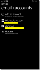 Configuración manual de activesync en Windows Phone