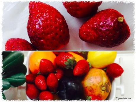 Pastelitos de flores  de hojaldre con frutas