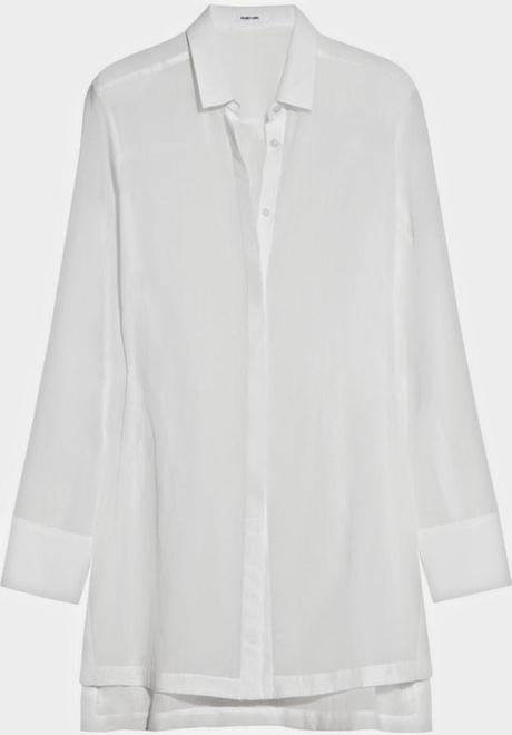 Camisa blanca de Helmut Lang 