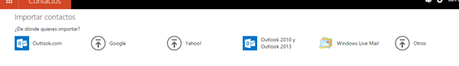 Como importar contactos desde cualquier servicio