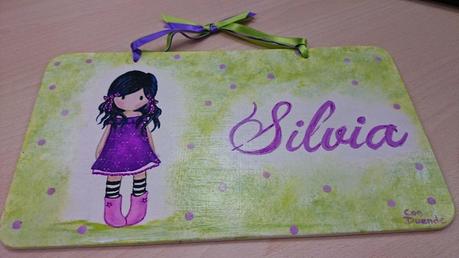 Placa puerta para Silvia