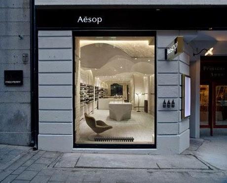 Aesop, marcada personalidad en el diseño de sus tiendas