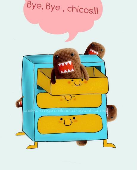 muñeco de crochet domokun anekka handmade