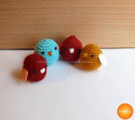 pollitos de crochet anekka handmade