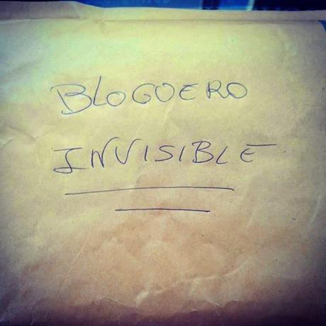 Mi bloguero invisible llegó... ¡y desde mi tierra!