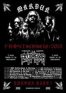 Marduk actuarán en marzo en Madrid y Barcelona