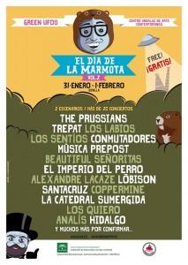 Cartel festival el dia de la marmota sevilla