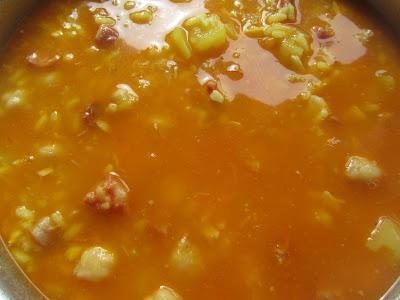 Potaje de invierno al azafrán