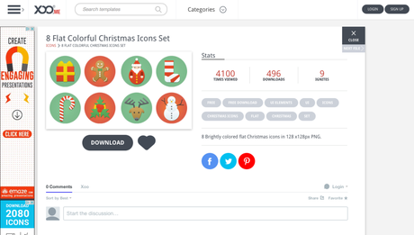 5 fantásticos packs de Iconos de Navidad GRATIS