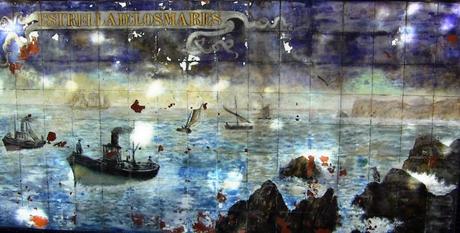 Vista del mural Estrella de los mares