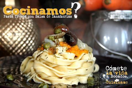 pasta, pasta fresca, tallarines, tallarines caseros, salsa, salsa de zanahoria, recetas caseras, recetas originales, recetas de cocina, cuisiname, recetas fáciles, humor, gastronomía, yummy recipes