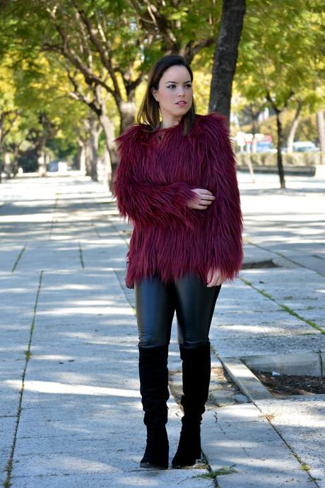 Outfit | Fur coat