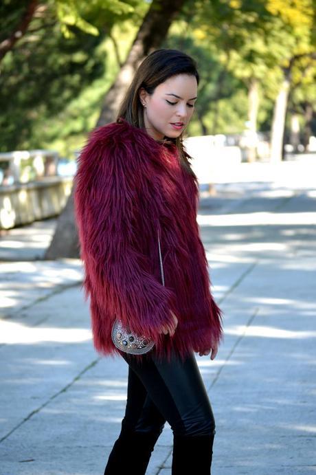 Outfit | Fur coat