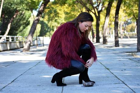 Outfit | Fur coat