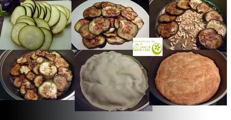 Tatín de berenjenas