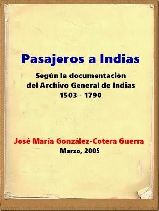 Pasajeros a Indias, 1503 - 1790  (I)