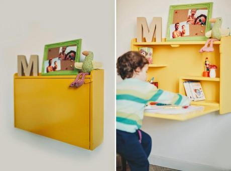 Dormitorio compartido con literas handmade_escritorio