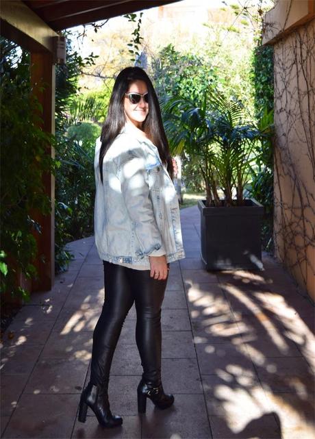 Oversize denim jacket