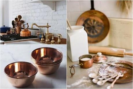 MODA PARA EL HOGAR: LA FIEBRE DEL COBRE