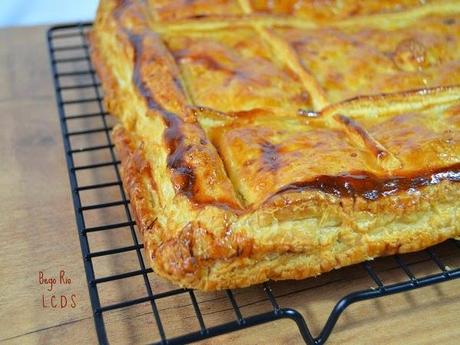 Empanada de cabello de angel y jamón ibérico