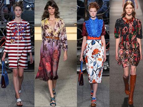 El Marsala en rayas y floral print: Antonio Marras, Williamson, Marras, Louis Vuitton s/s 2015