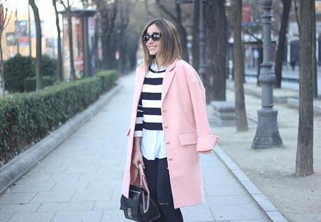 Pink Coat & Stripes24