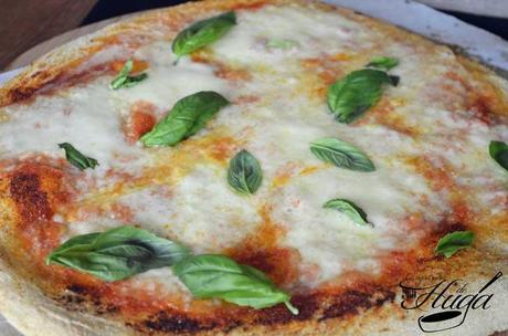 Pizza margarita presentacion