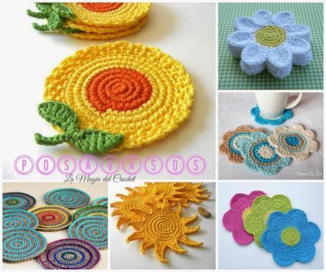 POSAVASOS A CROCHET