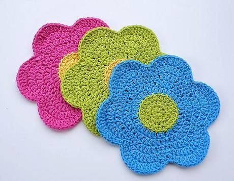 POSAVASOS A CROCHET