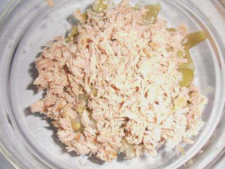 Tortilla de judías verdes y atún