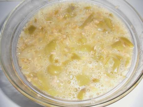 Tortilla de judías verdes y atún