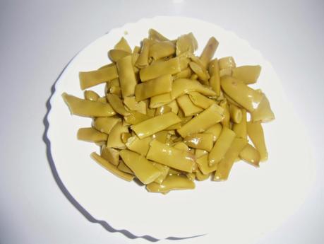 Tortilla de judías verdes y atún