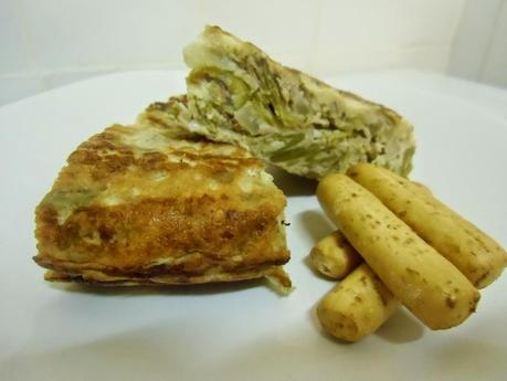 Tortilla de judías verdes y atún