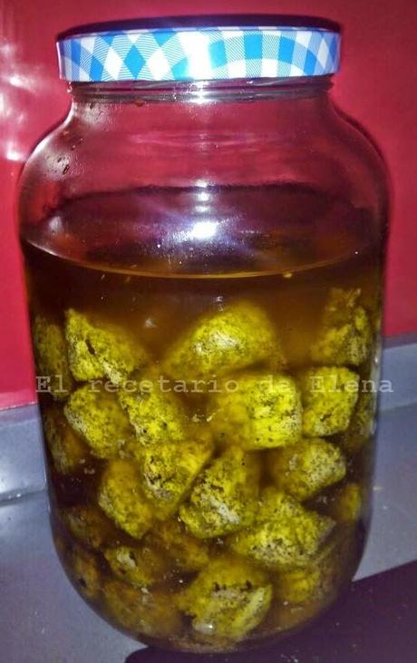 Lomo a la orza o lomo en aceite