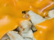 Pisto pollo gratinado queso cheddar