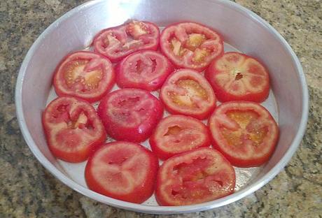 Tarta tatín de tomates (paso a paso)