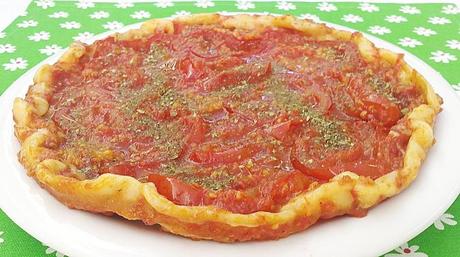 Tarta tatín de tomates (paso a paso)