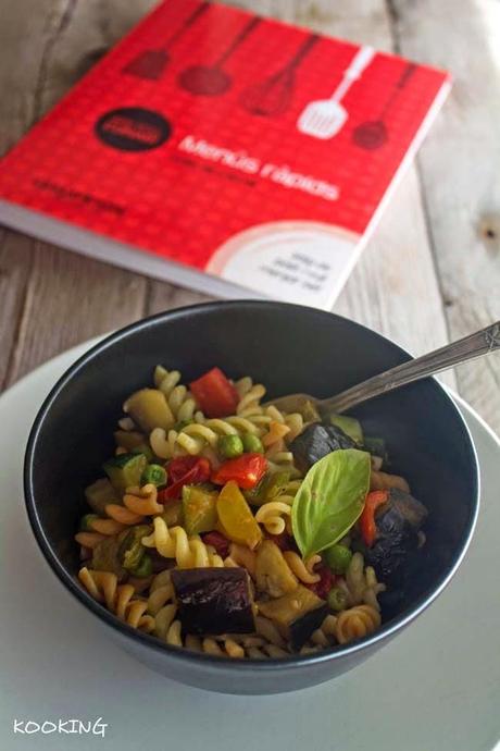 Pasta a la paisana con verduras