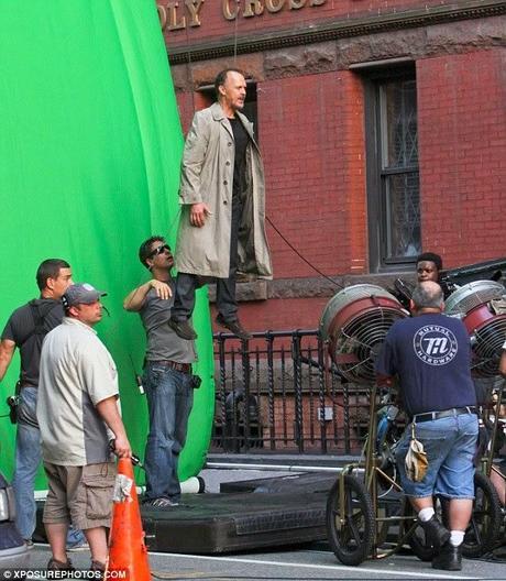 12 curiosas fotos del rodaje de Birdman