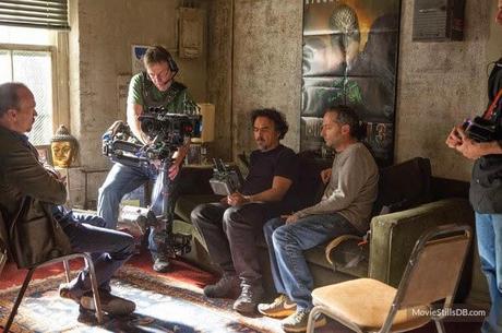 12 curiosas fotos del rodaje de Birdman